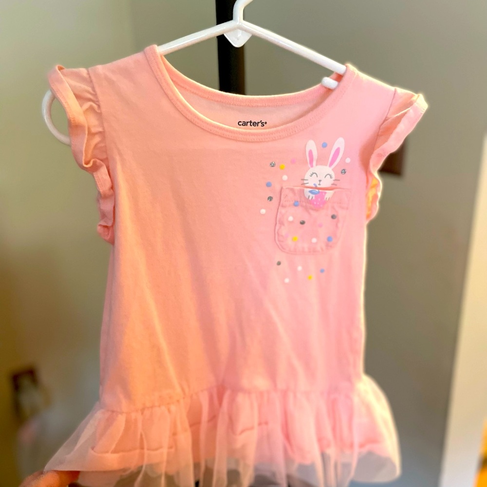 Carters size 5 little girls Easter shirt